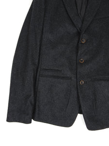 Individual Sentiments Charcoal Wool Blazer Size 1