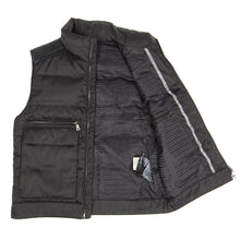 Load image into Gallery viewer, Prada Black Nylon/Leather Down Fill Vest Size 46
