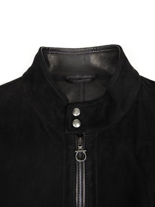 Salvatore Ferragamo Lamb Leather Bomber Jacket Size 48