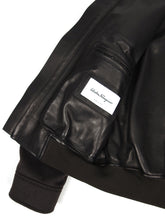Load image into Gallery viewer, Salvatore Ferragamo Lamb Leather Bomber Jacket Size 48
