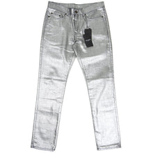 Load image into Gallery viewer, Saint Laurent 2018 Silver D02 Jeans Size 32
