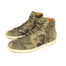 Load image into Gallery viewer, Saint Laurent High Top Fringe Sneaker Size 43

