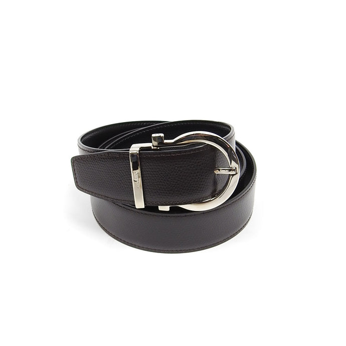 Salvatore Ferragamo Reversible Gancini Leather Belt Size 105