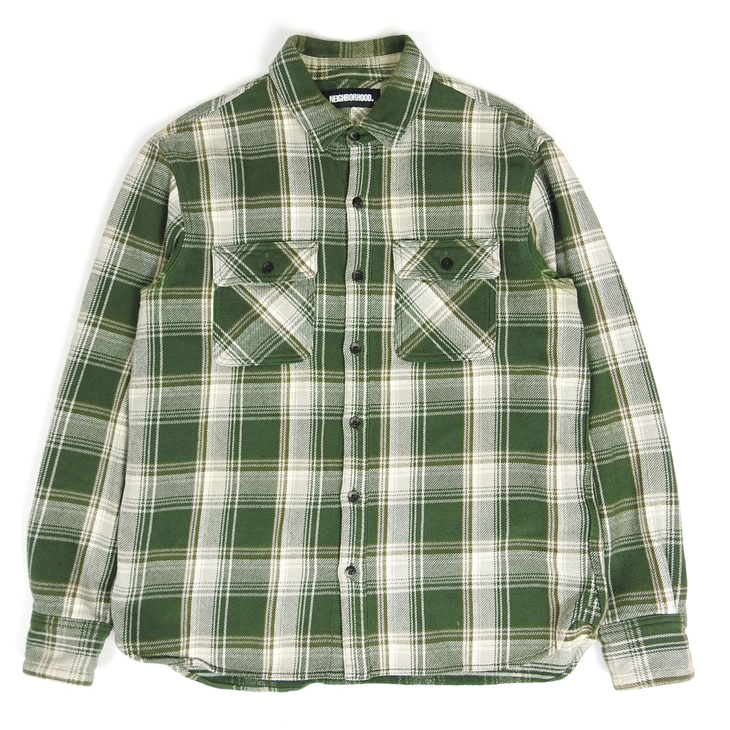 Neighborhood Plaid Cabella Shirt Size Medium