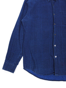 Our Legacy AW’14 Blue/Black Houndstooth Shirt Size 52