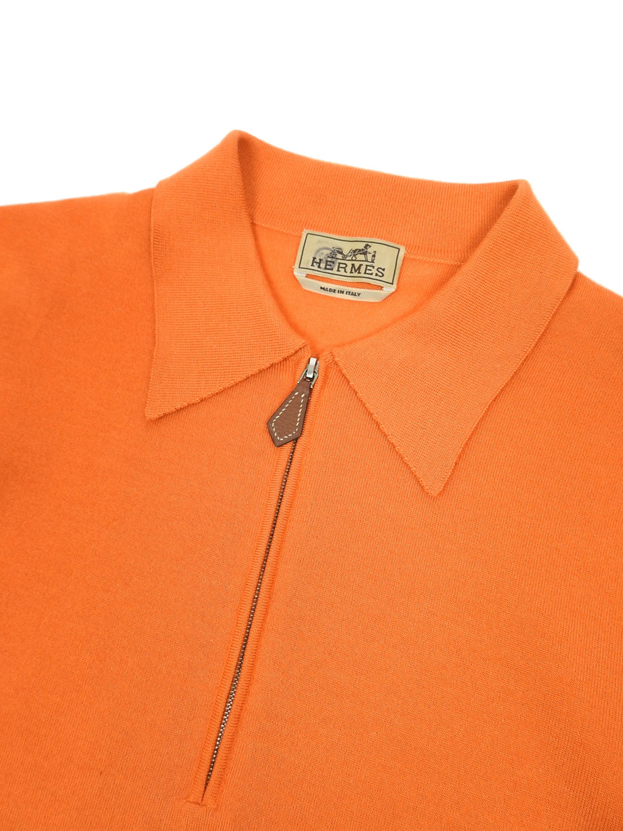 Hermes Orange Cashmere/Silk Sweater Size Small (fits M/L) – I Miss You MAN