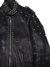 Load image into Gallery viewer, Neil Barrett Studded Leather Jacket Size Medium
