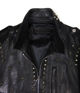 Neil Barrett Studded Leather Jacket Size Medium