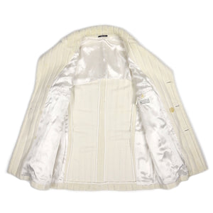 Maison Margiela White Velour Coat Size 48