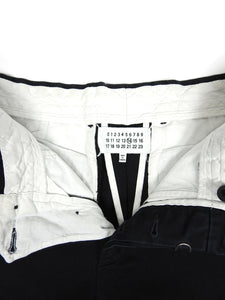 Maison Margiela Black Cotton Pants Size 46