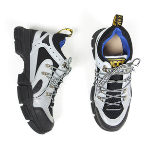 Gucci Silver Flashtrek Sneaker Size 9.5
