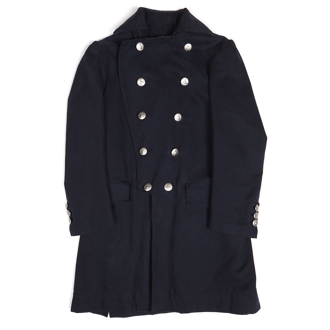 Vivienne Westwood Navy Overcoat Size 48