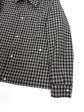 Load image into Gallery viewer, AMI Black/Grey Wool Check Jacket Medium
