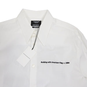 Calvin Klein CK205W39NYC Andy Warhol Button Up Shirt Size 41 || 16