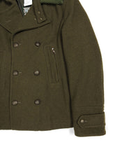 Load image into Gallery viewer, Dolce &amp; Gabbana Green Military Peacoat Size 48
