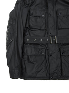 Belstaff Wax Jacket with Leather Sleeves Size 48