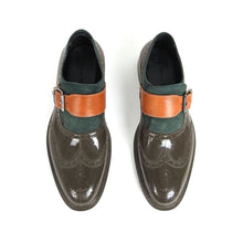 Load image into Gallery viewer, Vivienne Westwood Green Rubber Monk Strap Brogue Size 42 (US 9)
