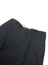 Load image into Gallery viewer, Brunello Cucinelli Striped Grey Wool Pants Size 52
