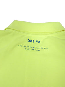 Martine Rose AW'19 Neon Polo Size Large