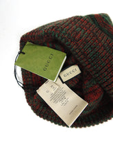 Load image into Gallery viewer, Gucci Red/Green Knit Beanie
