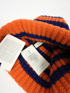 Gucci Orange/Navy Knit Beanie