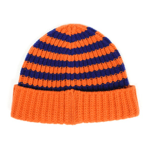 Gucci Orange/Navy Knit Beanie