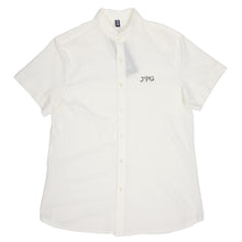 Load image into Gallery viewer, Jean’s Paul Gaultier Collarless Short Sleeve Shirt Size Large
