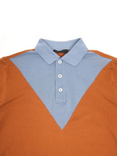 Load image into Gallery viewer, Prada Orange/Blue Polo Size Small
