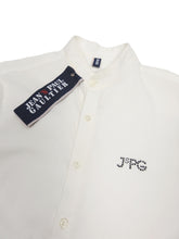 Load image into Gallery viewer, Jean’s Paul Gaultier Collarless Short Sleeve Shirt Size Large

