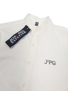 Jean’s Paul Gaultier Collarless Short Sleeve Shirt Size Large
