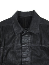 Load image into Gallery viewer, Rick Owens DRKSHDW Leather Sleeve Worker Jacket Size Medium

