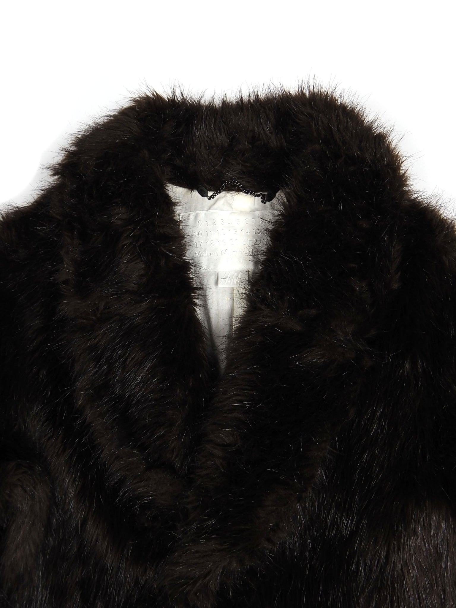 Maison Margiela x H&M Brown Faux Fur Coat Size 48 – I Miss You MAN