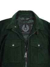 Load image into Gallery viewer, Belstaff Suede Longmead Jacket Green Size 48
