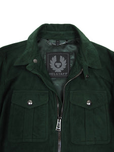 Belstaff Suede Longmead Jacket Green Size 48