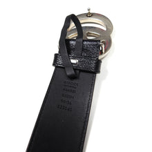Load image into Gallery viewer, Gucci Black Grained Leather Marmont Belt Size 90
