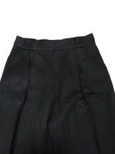 Load image into Gallery viewer, Gianni Versace Vintage Pleated Black Wool Pants Size 50
