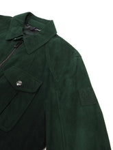 Load image into Gallery viewer, Belstaff Suede Longmead Jacket Green Size 48

