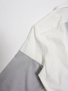 Neil Barrett White Patchwork Shirt Medium
