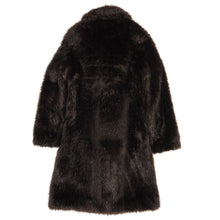 Load image into Gallery viewer, Maison Margiela x H&amp;M Brown Faux Fur Coat Size 48

