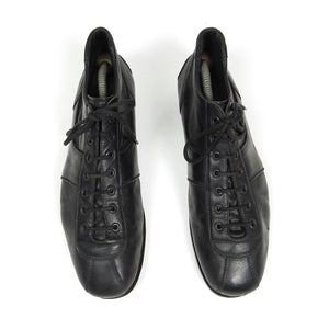 Prada Vintage Black Leather Sneaker Size 10.5