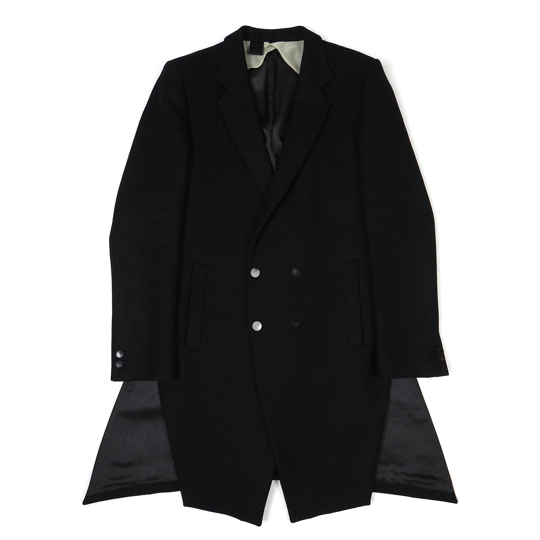 N.Hoolywood Black Wool Coat Size 44 (Fits M/L)