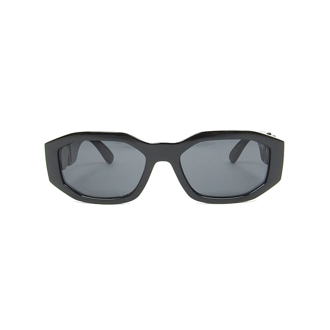 Versace Black Medusa Insignia Square Sunglasses