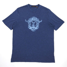 Load image into Gallery viewer, Louis Vuitton Bull Logo Tee Navy Large
