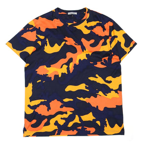 Valentino Orange/Navy Camo T-Shirt Size Large