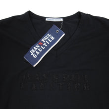 Load image into Gallery viewer, Jean’s Paul Gaultier Black V-Neck LS T-Shirt Size XL
