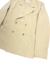 Load image into Gallery viewer, Margiela Cream Linen Blazer Size 48
