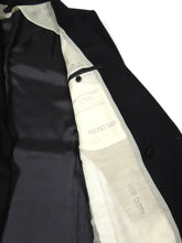 Load image into Gallery viewer, N.Hoolywood Black Wool Coat Size 44 (Fits M/L)

