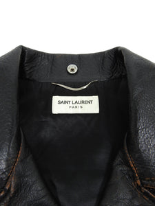 Saint Laurent No Smoking L01 Biker Jacket Size 52