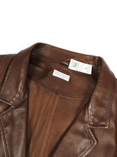 Load image into Gallery viewer, Brunello Cucinello Leather Blazer Size XXL
