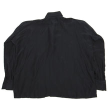 Load image into Gallery viewer, Gucci Black Silk Ruffle Shirt Size 40
